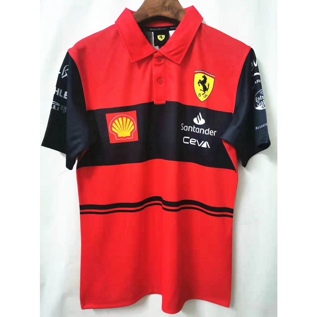 Camiseta Scuderia Ferrari F1 2022 Charles Leclerc Team (XL) Rojo, Rojo 
