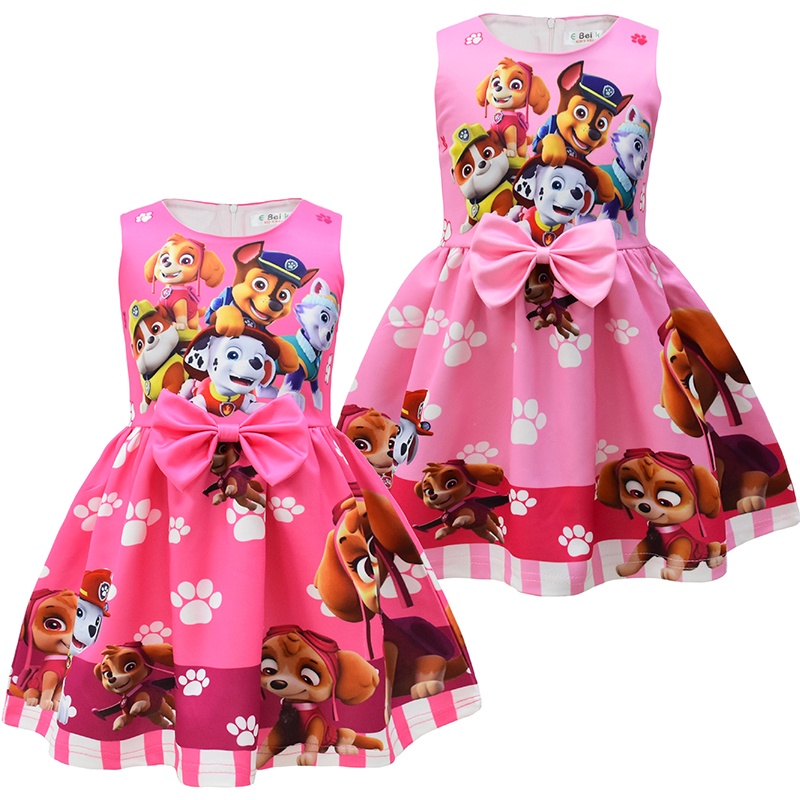 PAW Patrol Nueva Patrulla Canina Niñas Kawaii Vestidos 3-8 Años