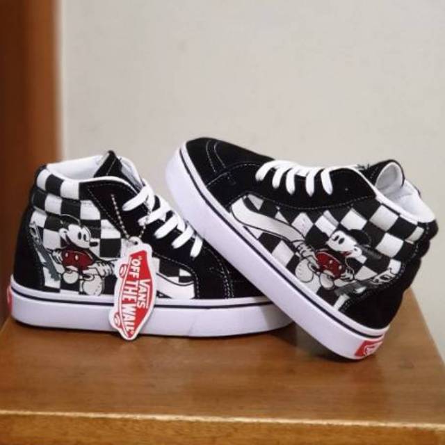 Zapatos vans de mickey mouse clearance niño