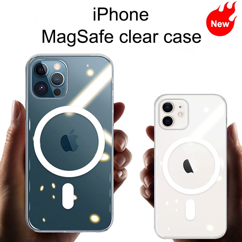 Funda MagSafe para iPhone 12 Mini transparente