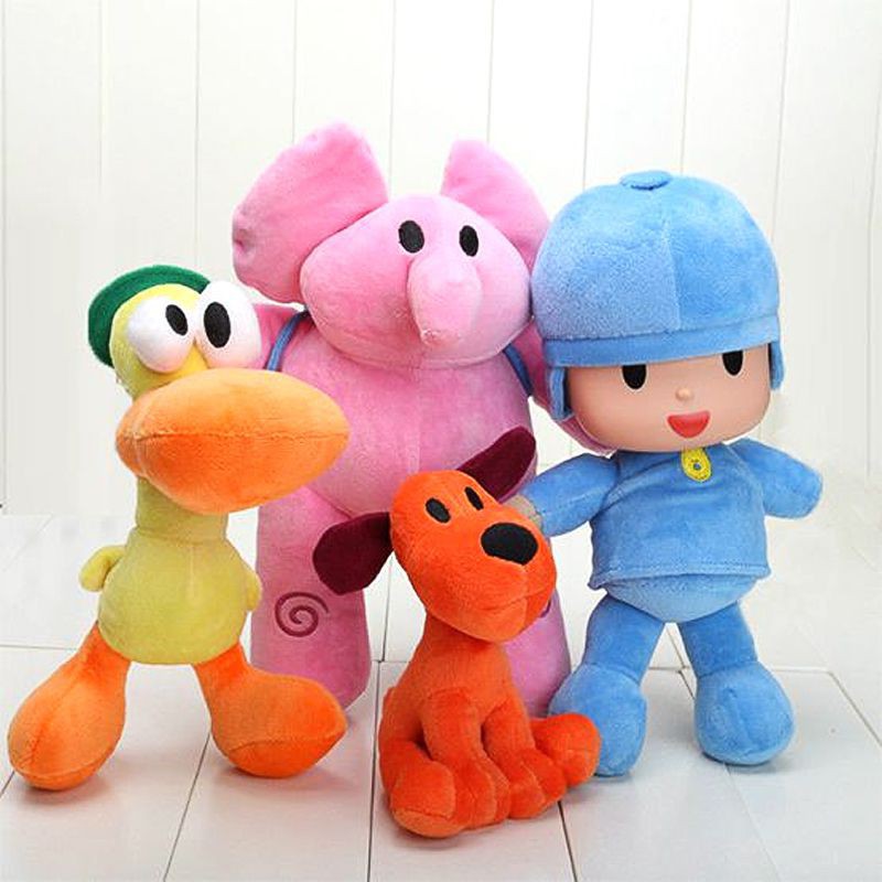 Disponible En Inventario] 6 Piezas De Pocoyo Elly Pato Loula/Figura De  Peluche Suave/Juguete De Dibujos Animados/Muñeca/Juguetes Para Niñas