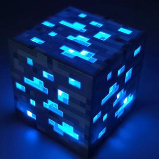 Lámpara de cargador de antorcha de Minecraft, botella que cambia de color,  juego de Minecraft, modelo de juguete circundante, antorcha, luz nocturna