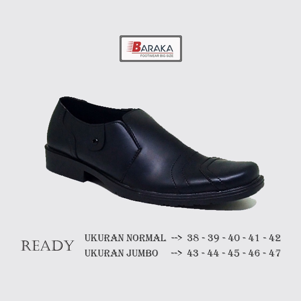 Baraka 08 Gallarate negro Mocasines peque os Jumbo talla grande