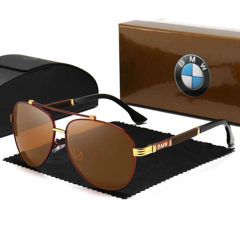 Lentes De Sol Polarizados BMW Para Hombre A La Moda Retro Espejo Para Conductor Shopee Chile