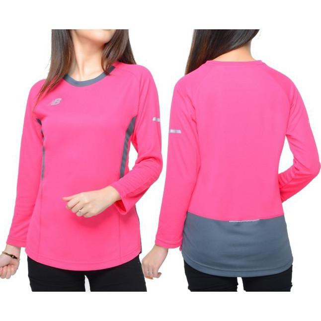 Camiseta deportiva de manga larga para mujer/ropa deportiva 02 - rosa, S