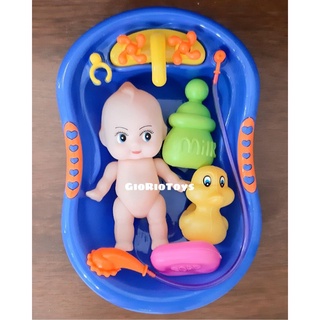 Juguetes para niños, bañera de bebé, bañera de bebé, relleno de muñecas de  goma, juguetes para bañera de bebé