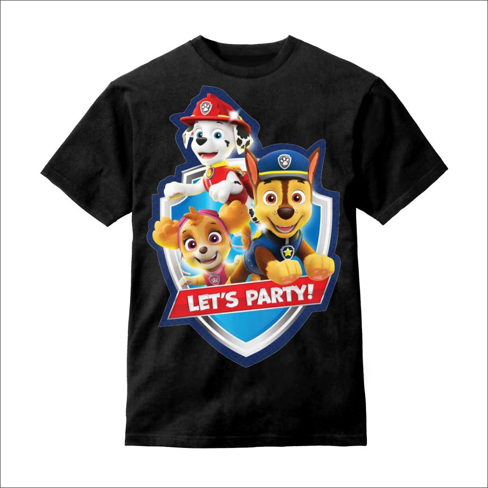 Camisas de paw patrol best sale para fiestas