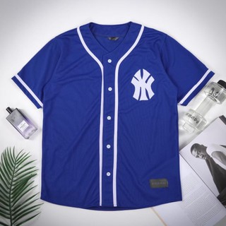 Polera de béisbol negra Ny hombre mujer