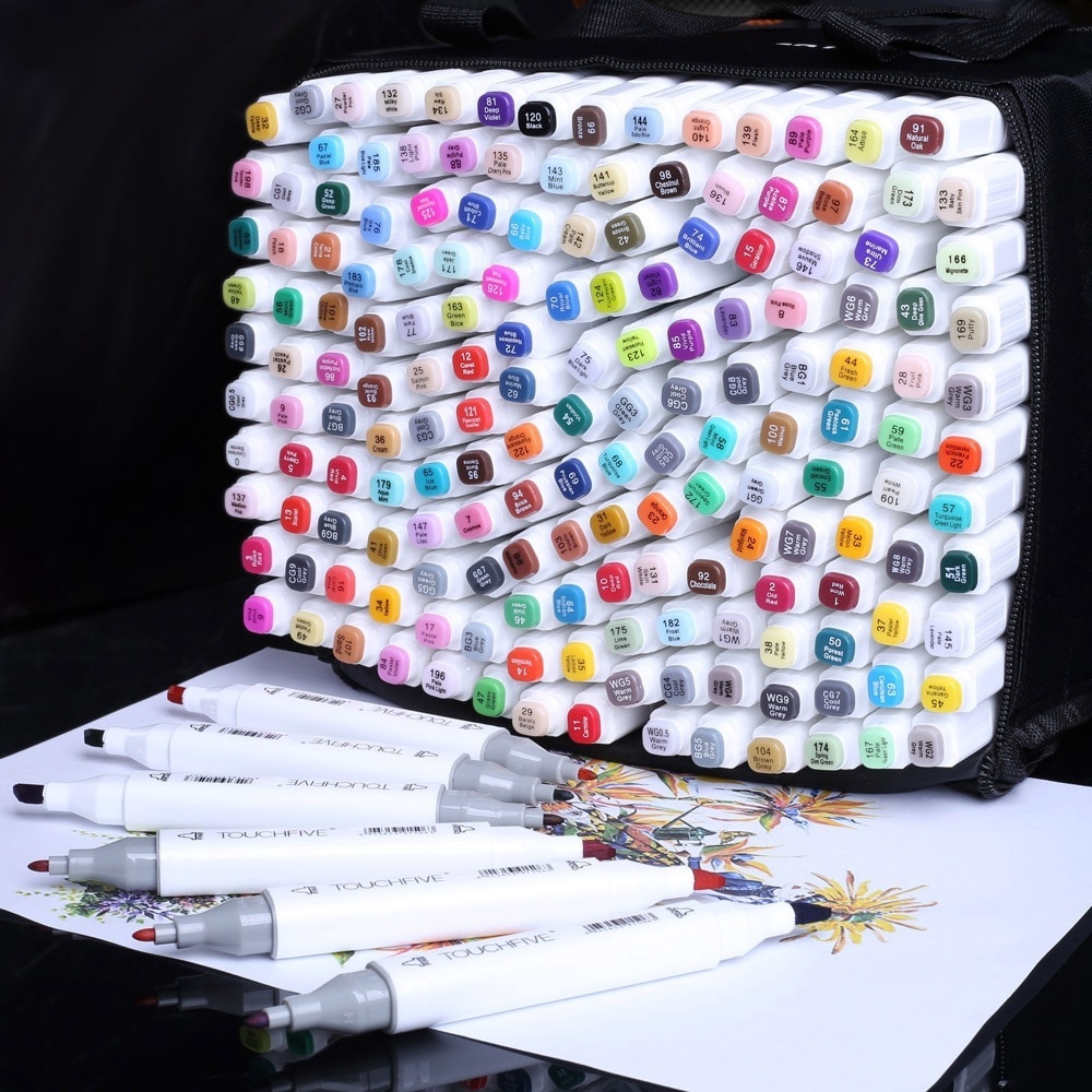 40 Marcadores Alcohol Dibujo Comparados Copic Spectrum Noir - Hobbees