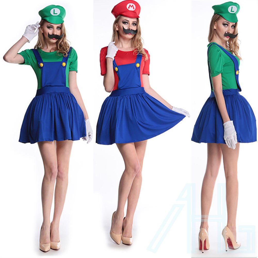 Disfraz Mario Mario Bros Dama