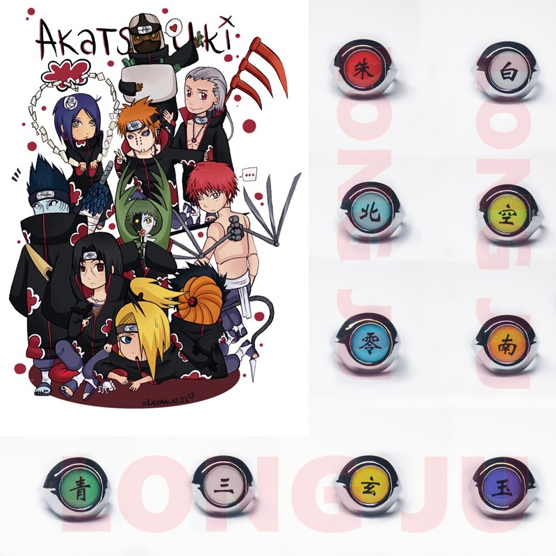 Anillos Akatsuki  Akatsuki anillos, Imagenes de naruto shippuden