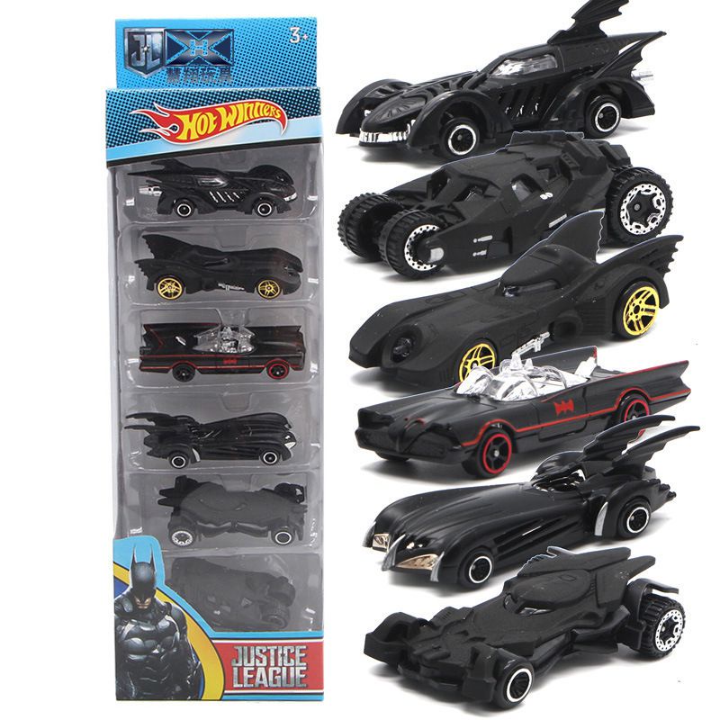 available] 6pc Hot Wheels Cars Set DC Comics Batman Batmobile Die-Cast Cars  Toys Kids Adult | Shopee Chile