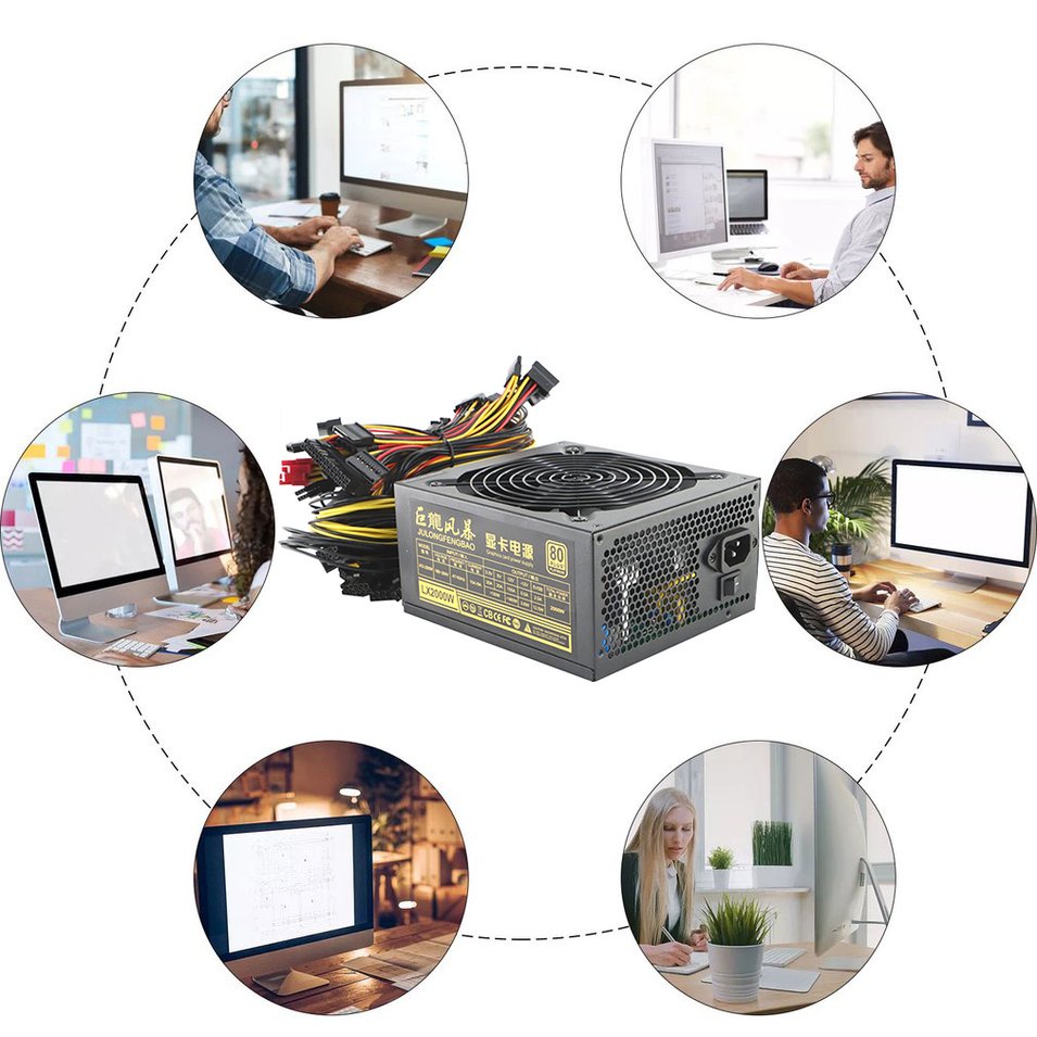 Equipo Minería Bitcoin Estructura Para Minado De Criptomonedas – Marco  Abierto 12 GPU, Acero, Para 2 Fuentes ATX, Placa Base ATX Compatible Placa  Base ATX