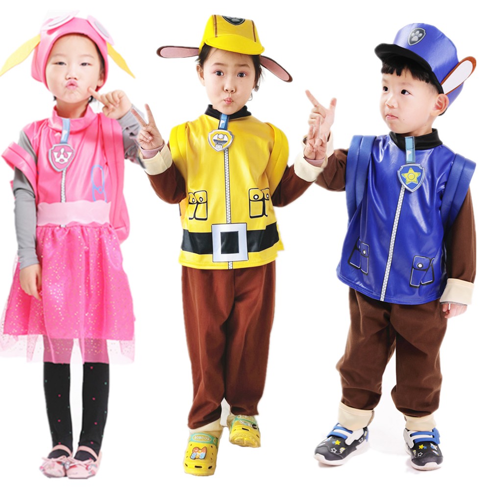 Disfraz De La Patrulla Canina Para Niños Y Niñas, Traje De Chase, Rocky  Zuma, Skye Rubble, Para El Día De Los Niños - Trajes De Cosplay - AliExpress