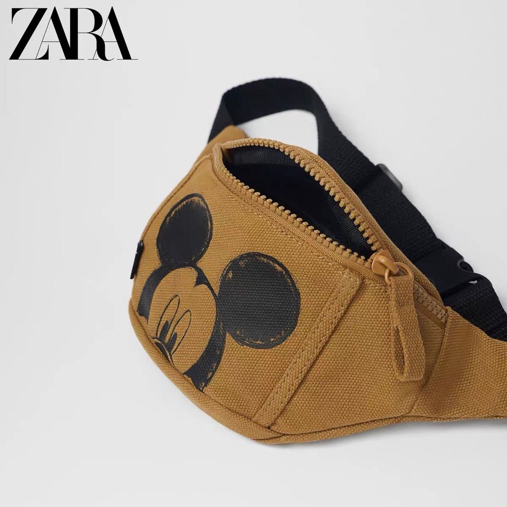 Mini Mochila Zara Mickey Minnie Ninos Bolsa De Nino Impreso Acolchado Lindo Textura Shopee Chile