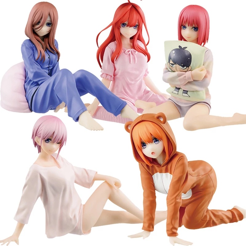 La Quintaesencia Quintuplets Anime Figura Nakano Ichika Nino Miku Yotsuba Itsuki Pijamas Modelo