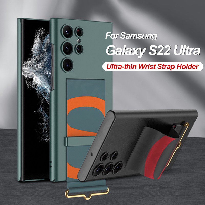 Para Samsung Galaxy S23 S22 Plus Ultra Funda de cuero Funda anti golpes