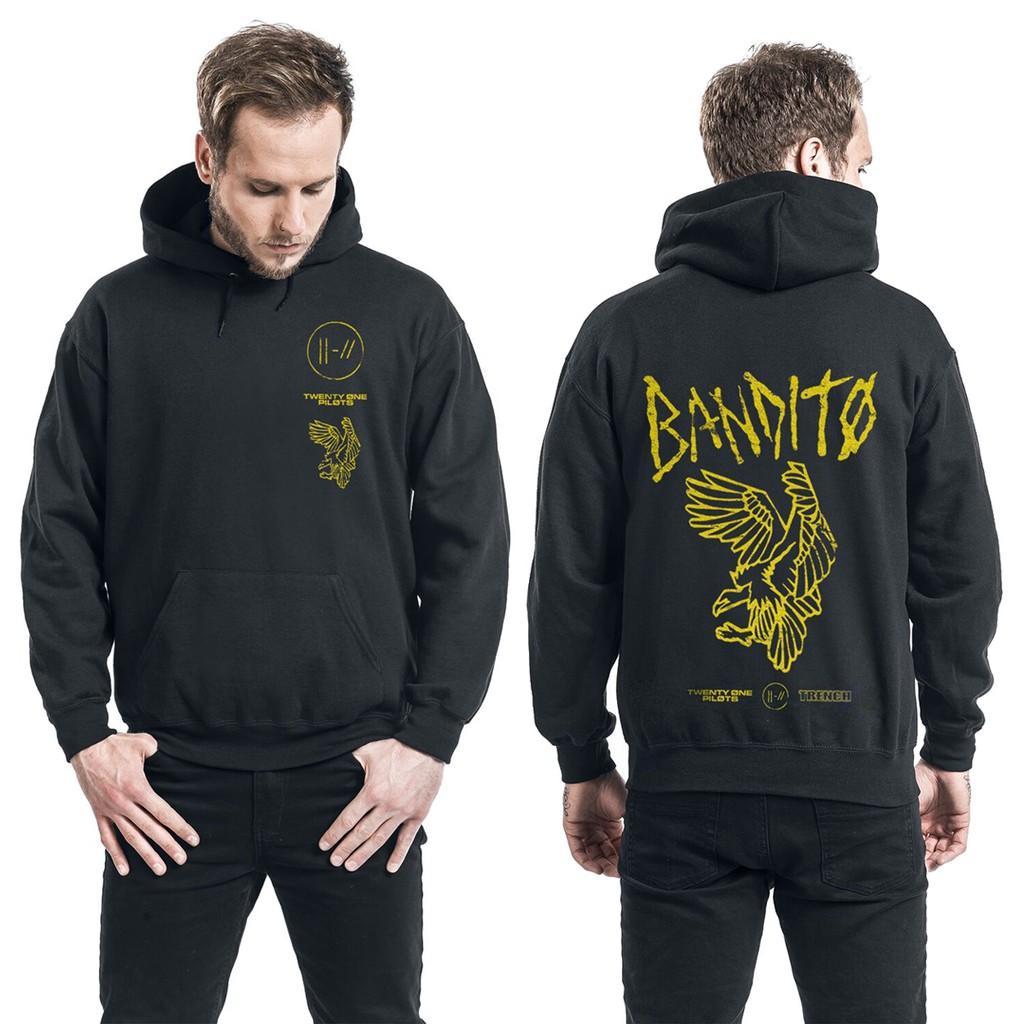 Twenty One Pilots Flyer diademas Trench sudadera con capucha