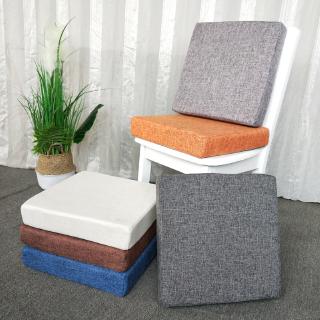 Cojín redondo de espuma viscoelástica para silla de oficina, cojines de  asiento para comedor, cojín de asiento de repuesto para silla lavable,  cojines