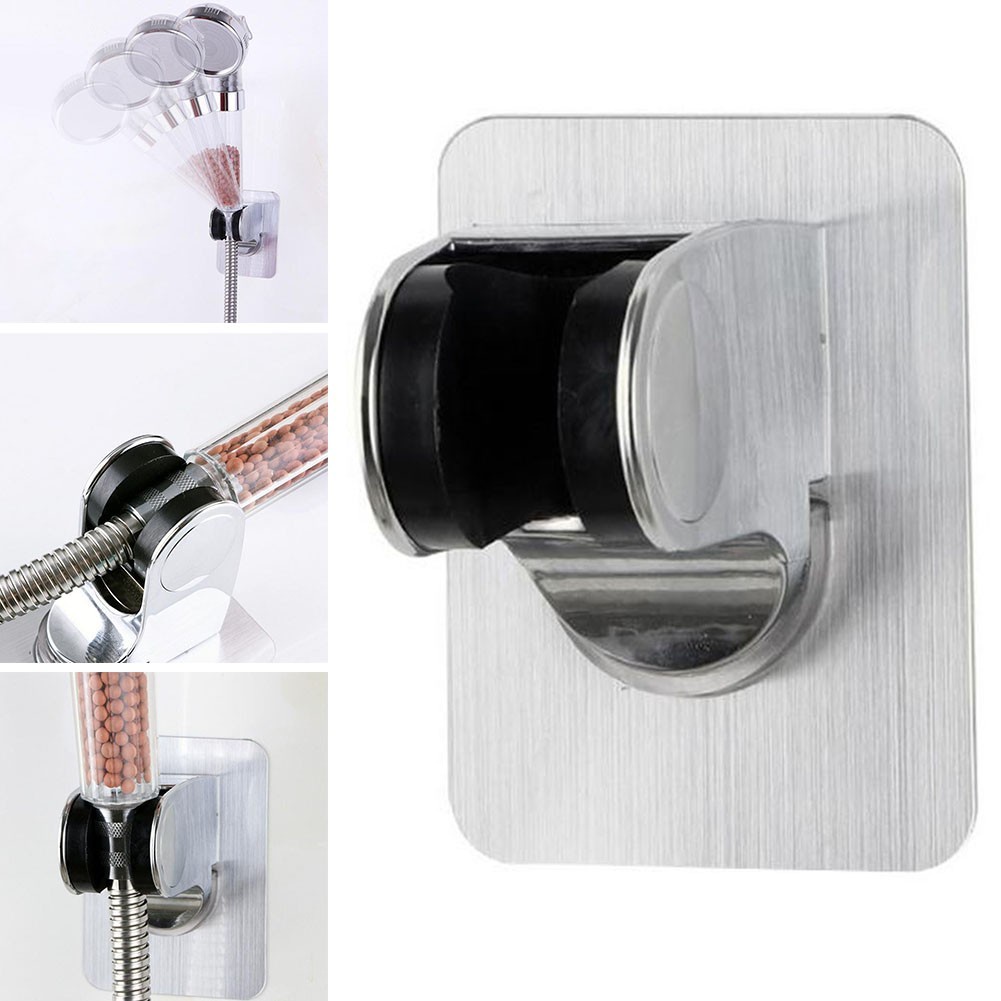 Nuevo soporte ajustable para cabezal de ducha montado en la pared de baño,  ventosa, adecuado para cualquier baño