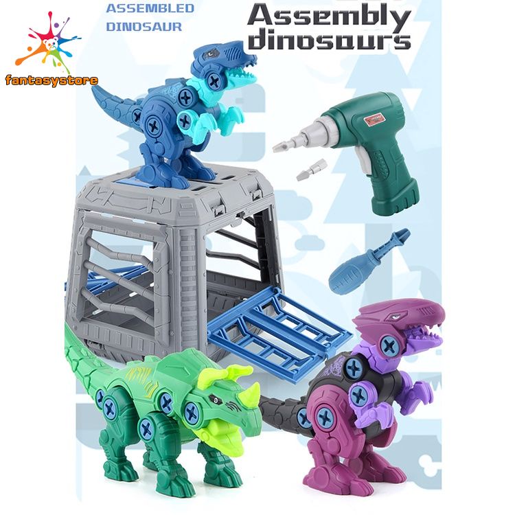 Desarmar juguetes de dinosaurios para niños 3-5 juguetes de regalos para  niños de 3 4