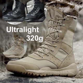 Botas militares de combate para hombre, botas altas para el desierto,  ligeras, de gran tamaño, zapatos militares, botas de entrenamiento de  seguridad