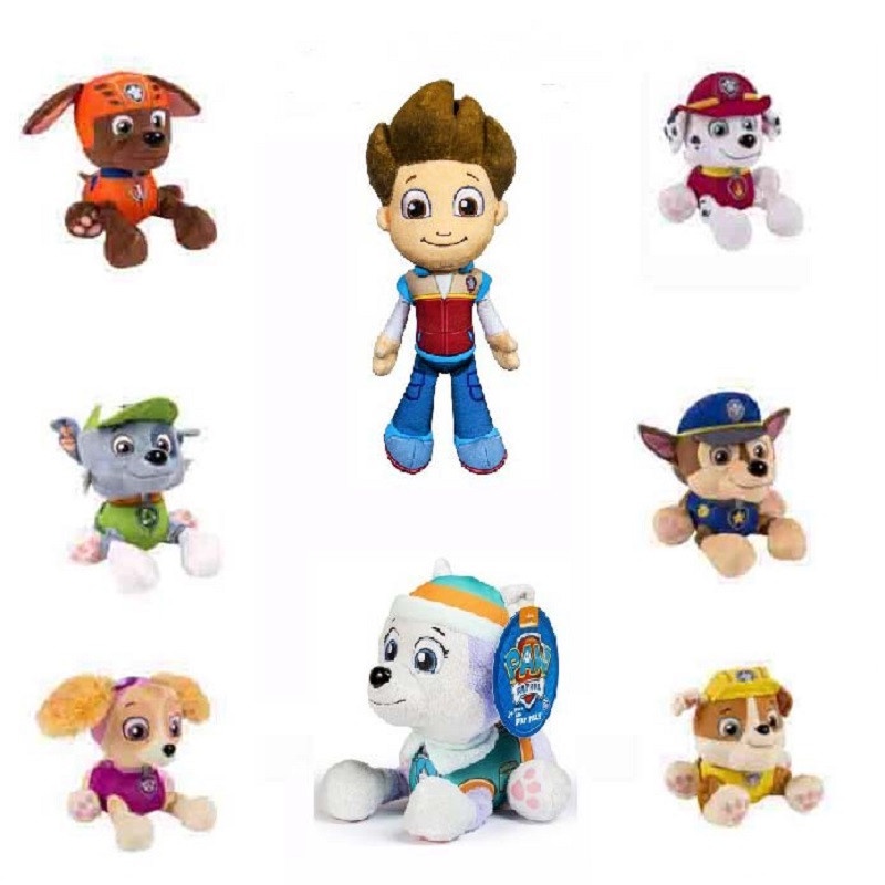 Paw Patrol Muneca De Peluche Ryder Chase Marshall De Dibujos Animados De Patrulla Canina De 18 Cm Coleccion De Juguetes Regalo Para Ninos Shopee Chile