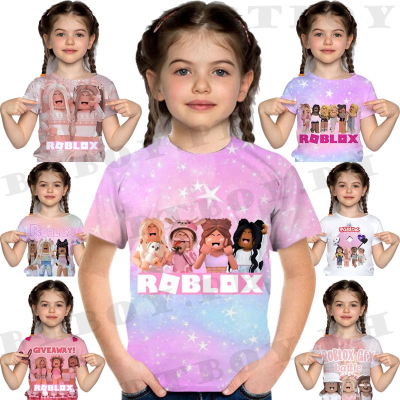 Camisas de 2025 roblox para niñas