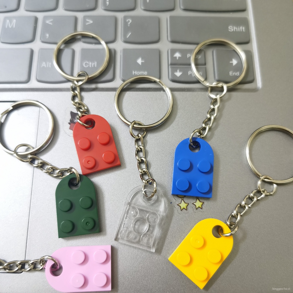 Moda Lego Corazon Colgante Pareja Llavero Bloque de Construccion Joyeria Regalo Shopee Chile