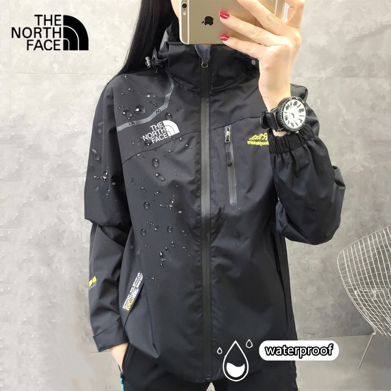 Rosa Chaqueta deportiva para mujer North Face Cortavientos para mujer  Fitness Impermeable al aire libre