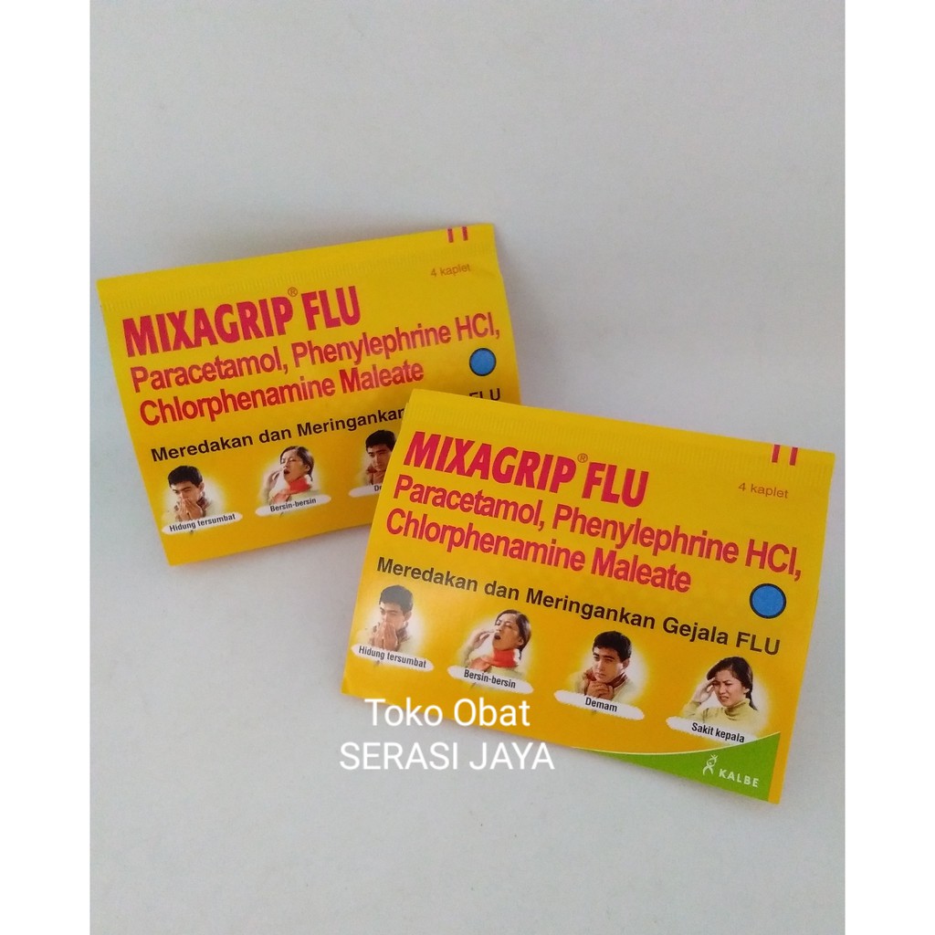 Mixagrip Flu Tablets Alivia Los Síntomas De La Gripe | Shopee Chile