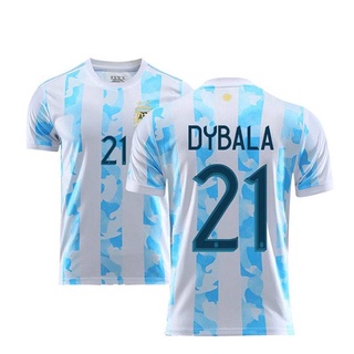 2021 Argentina Equipo Nacional De Camiseta Tops Messi Dybala Otamendi Suelta | Shopee Chile