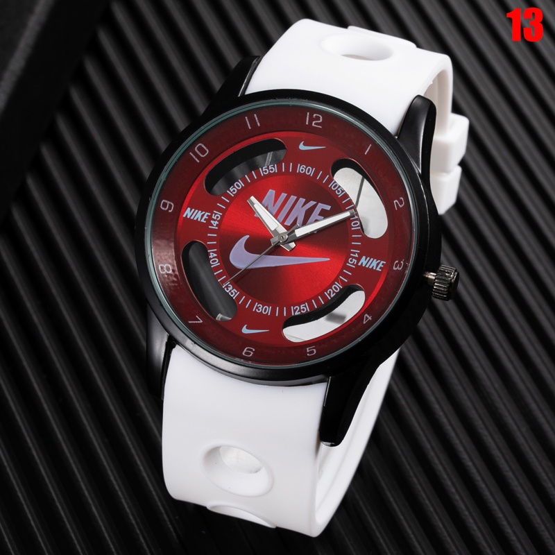 Reloj Nike Relojes Deportivos Hombres Mujeres Clasico Moda Cuarzo Hueco Dial Correa De Goma Navidad Dia De San Valentin Ninos Regalo Shopee Chile