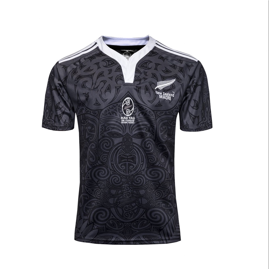 MAORI ALL BLACKS レプリカジャージ XLサイズ 黒/赤　タグ付き Nueva Zelanda Super Rugby Jersey All Blacks 100th Anniversary