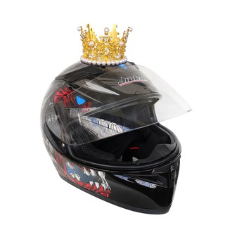 Casco De Corona De Motocicleta Coletas Para Mujeres Ni as Muchos