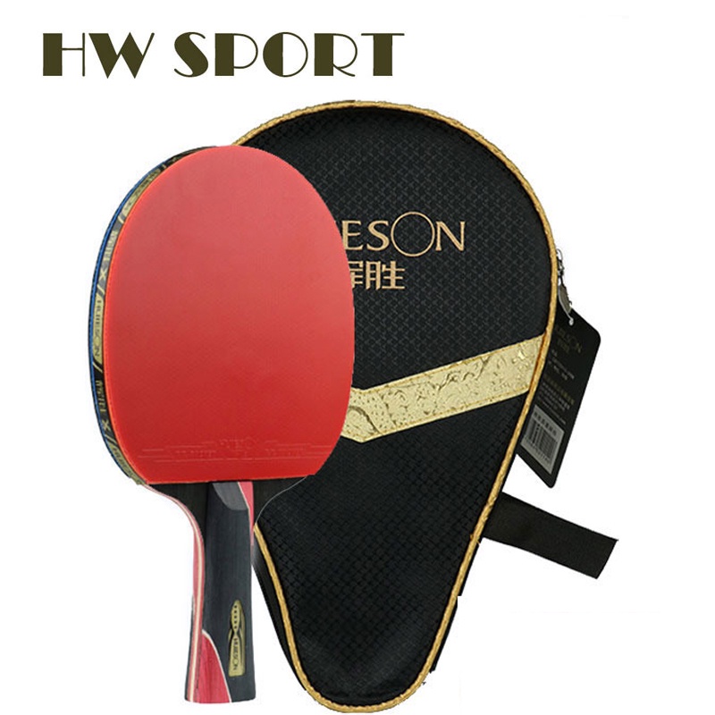 Huieson 5 Estrellas Raqueta De Ping Pong Carbono9.8 Fibra Profesional Tenis  De Mesa Bat Paddle