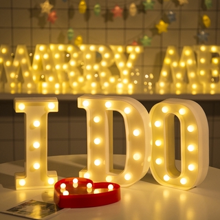 DIY letras con luces led 