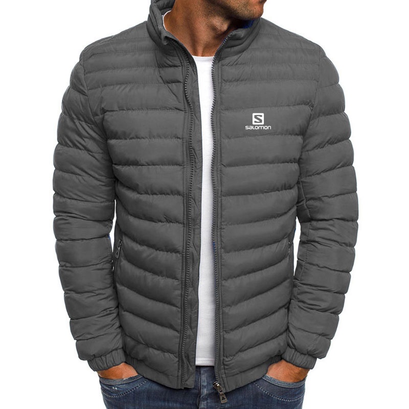 Chaquetas y abrigos de forro polar para hombre, con calefacción, impresión  casual, manga larga, cremallera, traje de algodón grueso para invierno