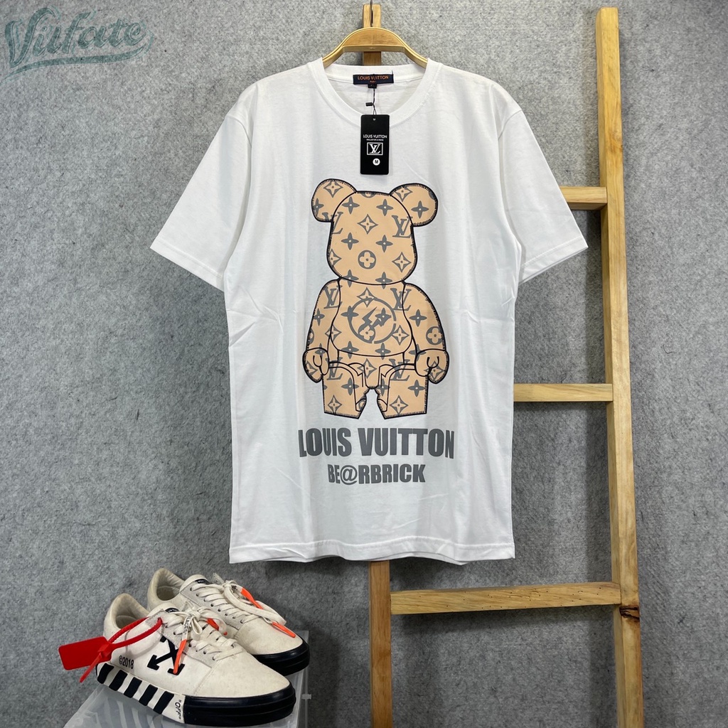 Louis Vuitton LV blanco de calidad prémium polera para hombre