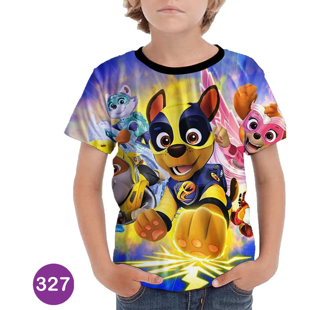 Paw Patrol ropa infantil 3D ni os de dibujos animados serie camisa