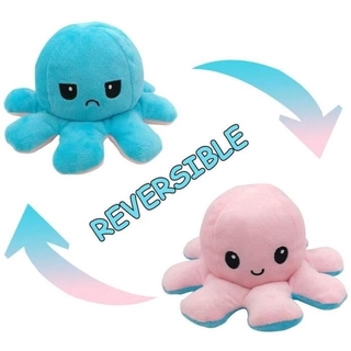 Peluche Navideño Pulpo Reversible