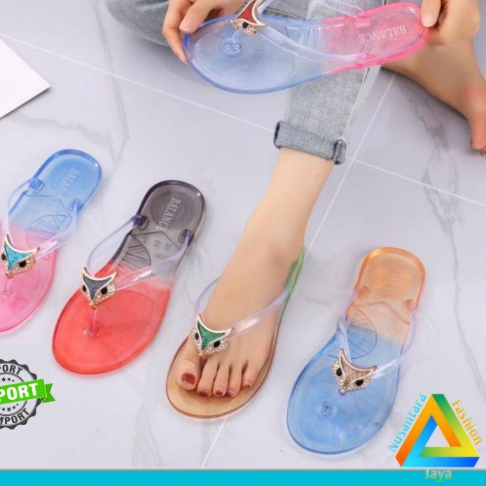 Chanclas transparentes sandalias de mujer Balance 258 Y1 chanclas