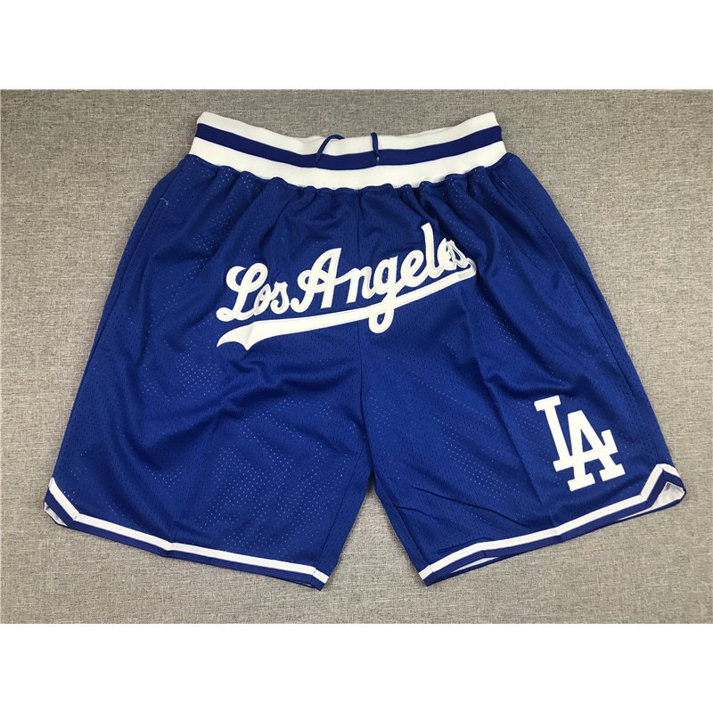 Nba Shorts LOS Angeles Blue Pockets Edition Pantalones Cortos De