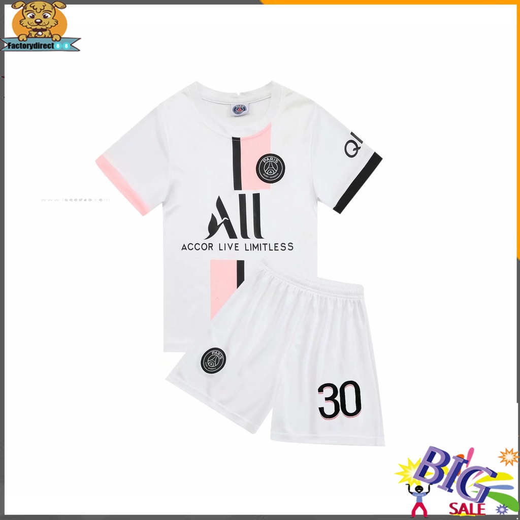 Messi PSG 22/23 Away Kids Kit - SoccerArmor 