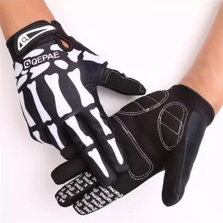 Guantes De Esqueleto Widmann, Talla única, Diseño Con Estampado De Huesos En Ambas Caras, Ideales Para Halloween Y Carnaval