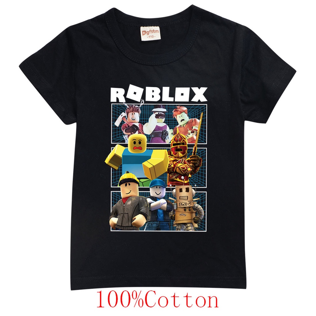 Roblox Juego Camisa Ninos Tops Tee Algodon Polera Ropa Moda Nino Shopee Chile