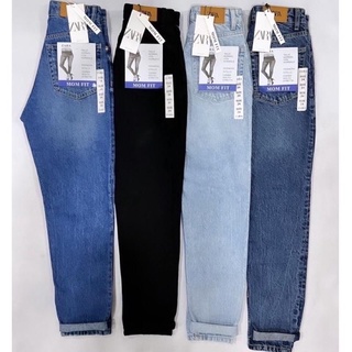 HEET Marrón Jeans Moda Mujeres Cintura Alta Estiramiento Ancho Pierna Pantalones  Mujer Casual Cómodo Denim Mamá Lavado