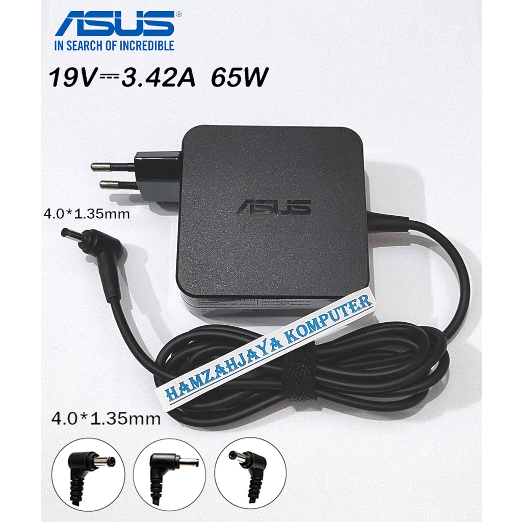 CARGADOR ASUS 19V 2.37A NUEVO 4.0*1.35 CUADRADO