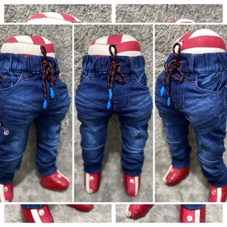 Pantalon Jogger De Jean - Niño