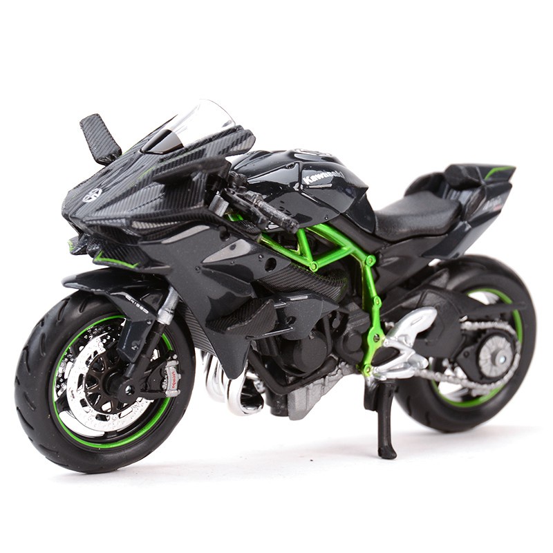 maisto 1:18 kawasaki h2 r ninja zx-10r 12r 14r 9r z1000 kx 250f